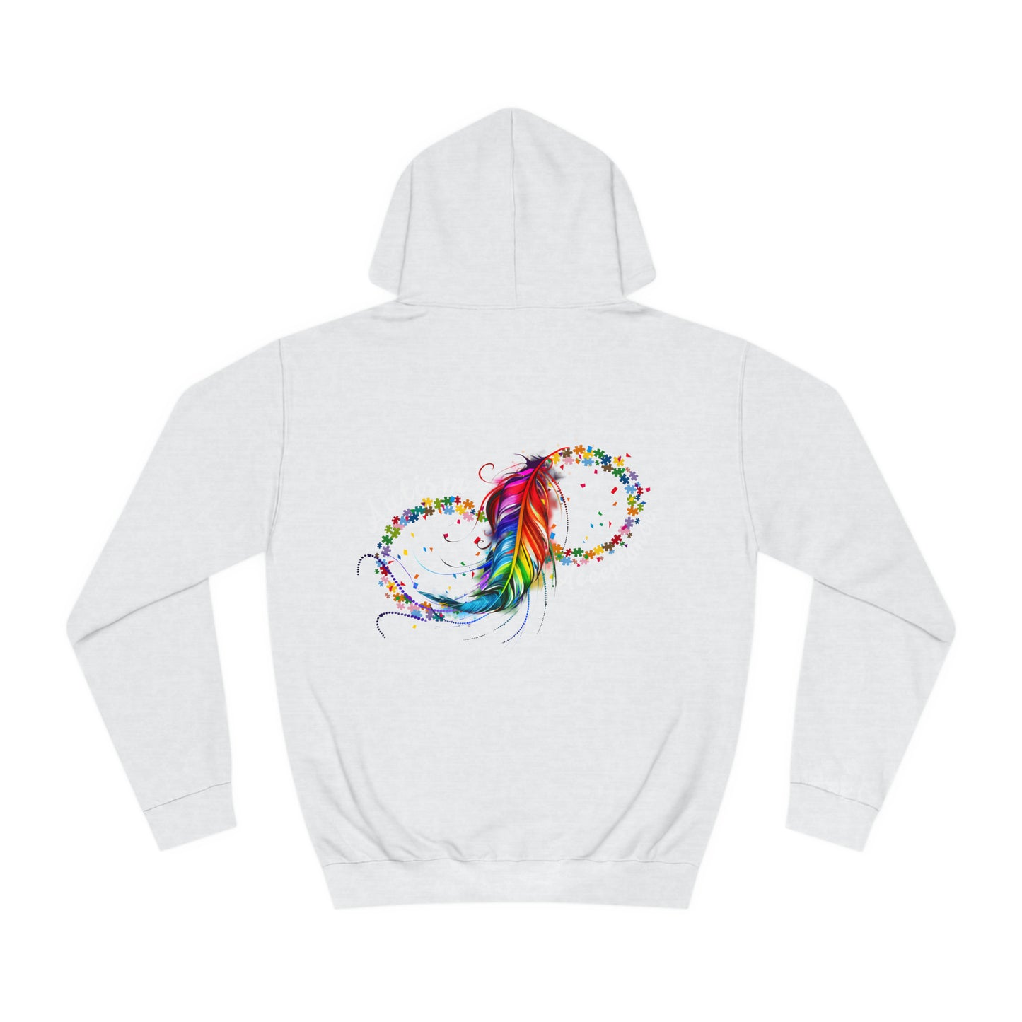 Unisex autism acceptance College Hoodie