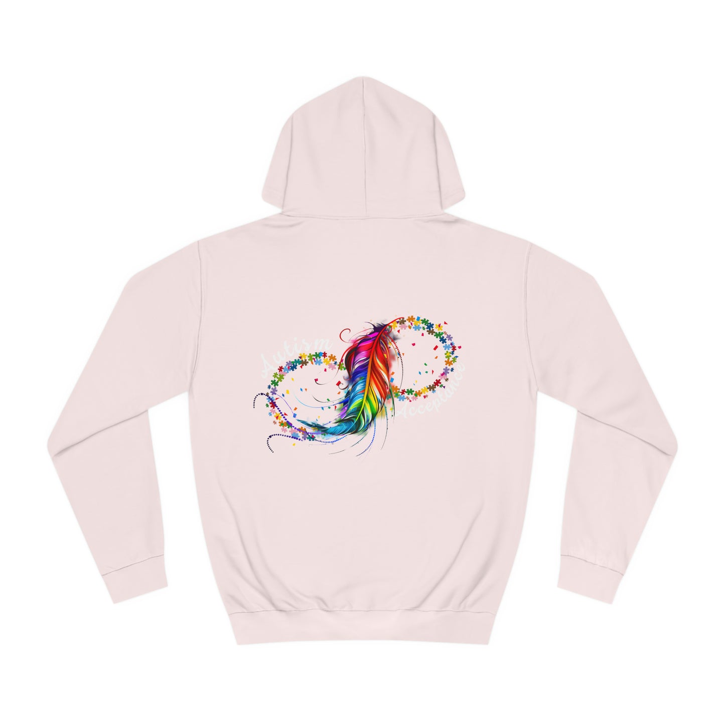 Unisex autism acceptance College Hoodie