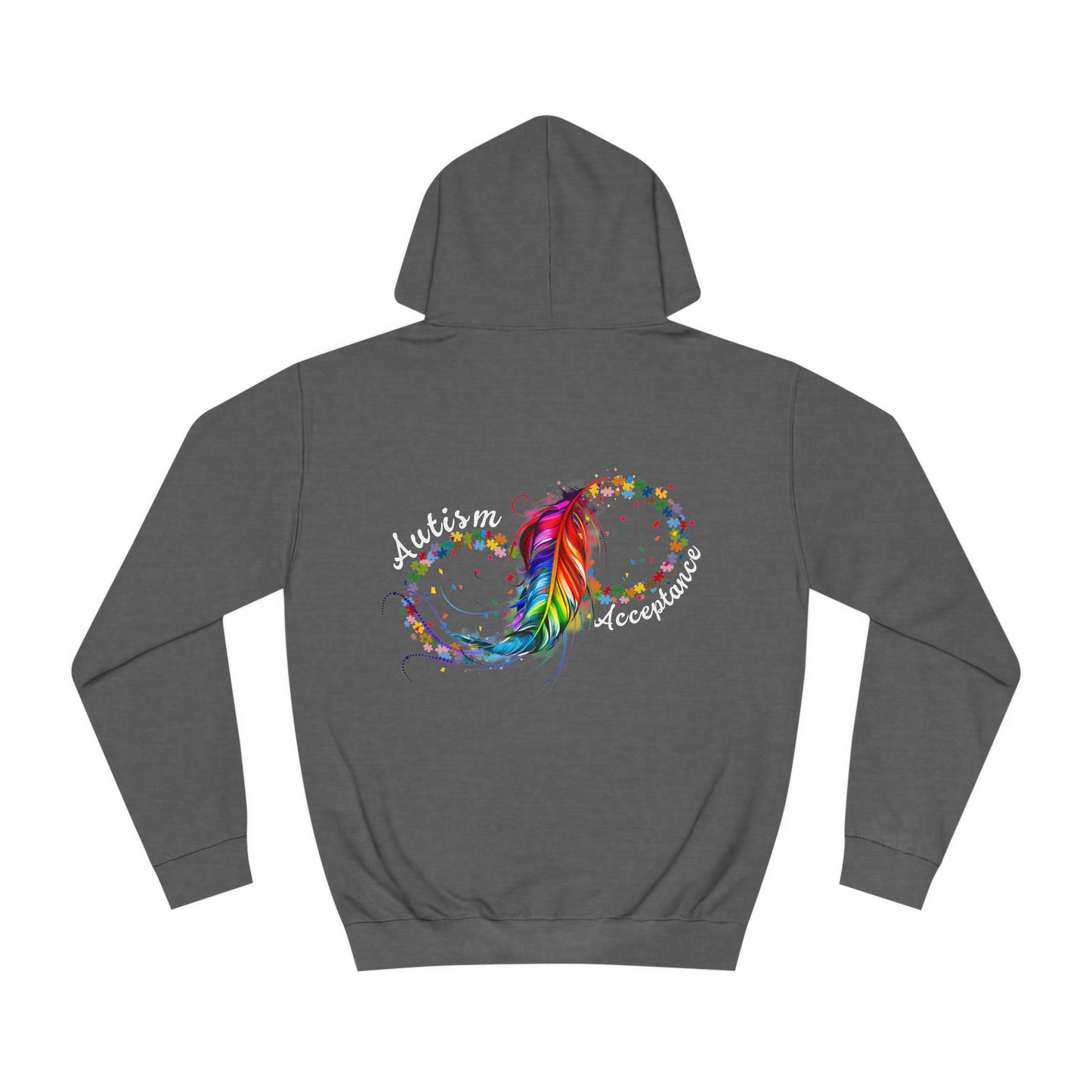 Unisex autism acceptance College Hoodie