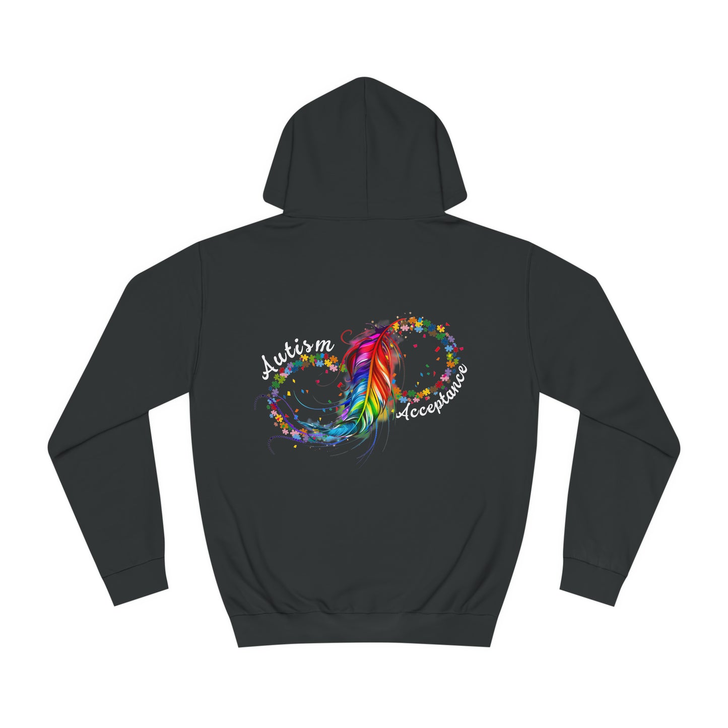 Unisex autism acceptance College Hoodie