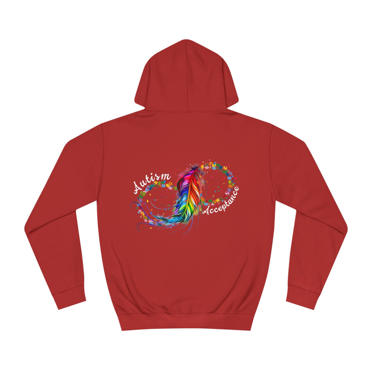 Unisex autism acceptance College Hoodie